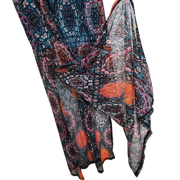 Fire Los Angeles Cami Maxi Vintage Dress Size Medium - Picture 5 of 9